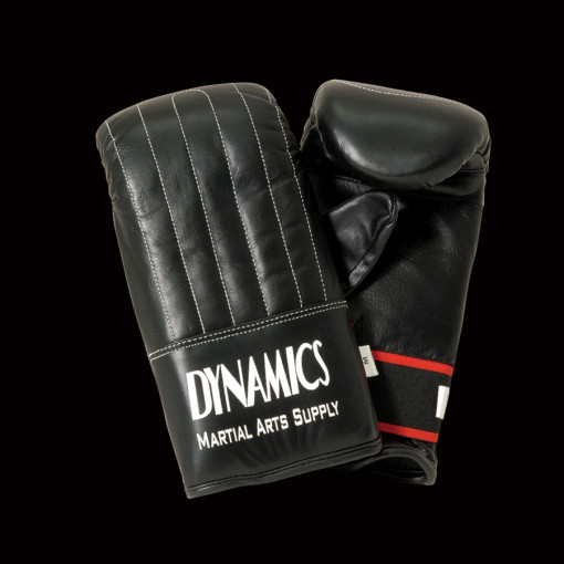 DYNAMICS LEATHER BAG GLOVES WITH WHITE STITCH