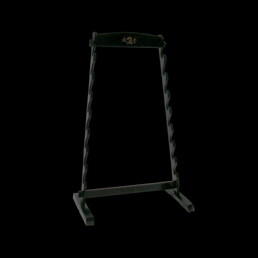 8-TIER BLACK LACQUERED SWORD STAND