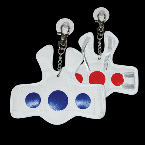 CHEST GUARD KEYCHAIN-SCORE ZONE