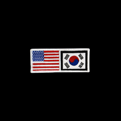 FLAG KOREA&USA PATCH
